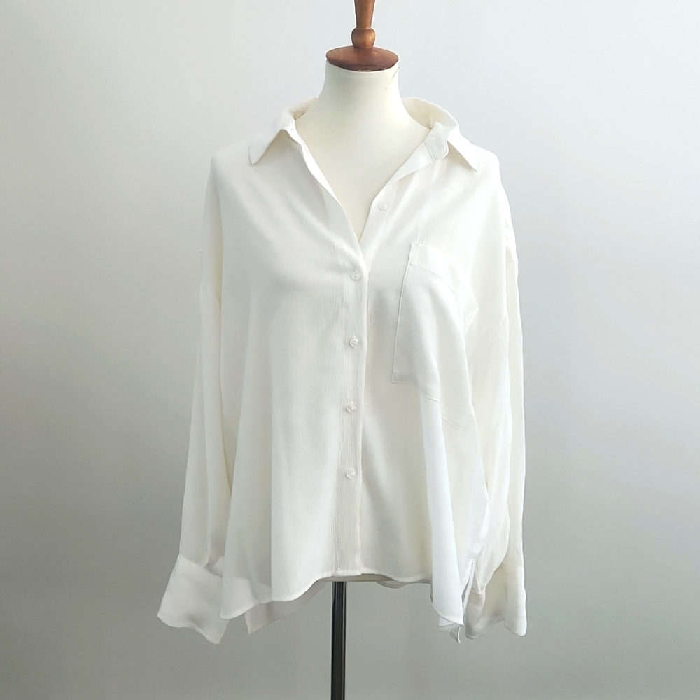 Nwot Abercrombie Button Down - image 1